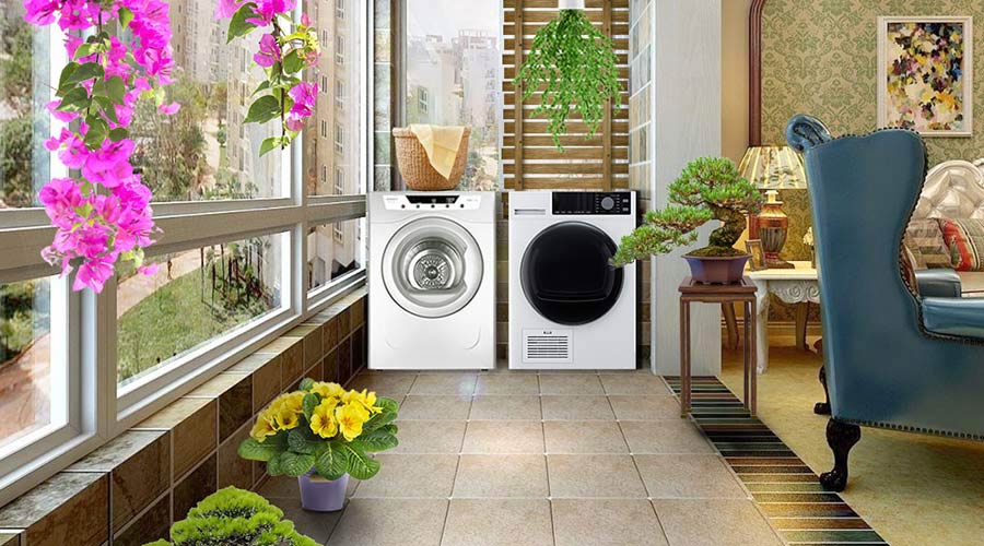 家居陽臺晾曬衣物不干怎么辦，衣物烘干機來解決！