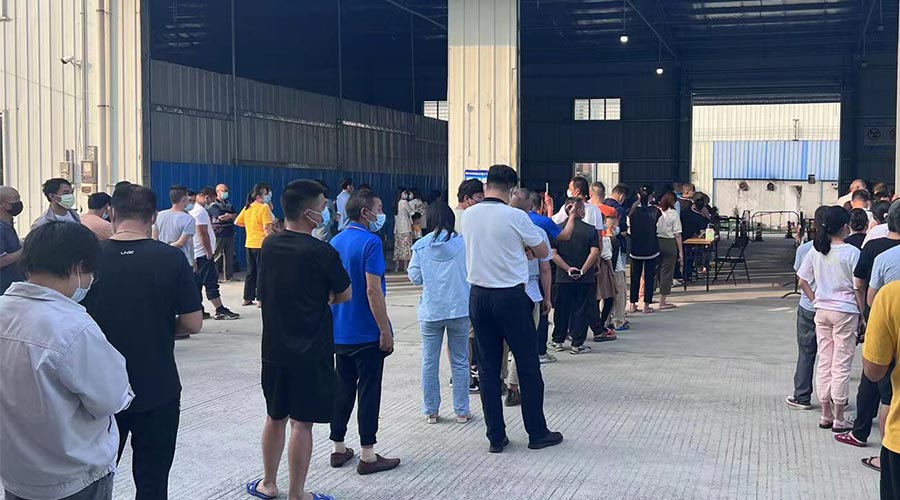 支援防疫是責任！金環(huán)電器助力鶴山核酸檢測