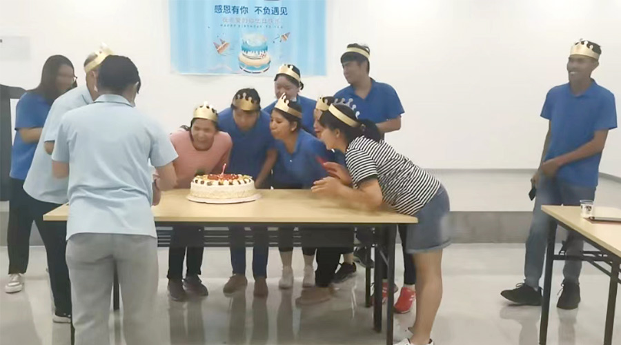 金環(huán)電器6月份員工生日會  美好如約而至！