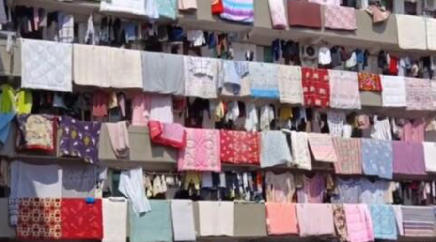 學校現(xiàn)曬被大場面！滾筒衣服烘干機即烘即干大件棉被 便捷好用