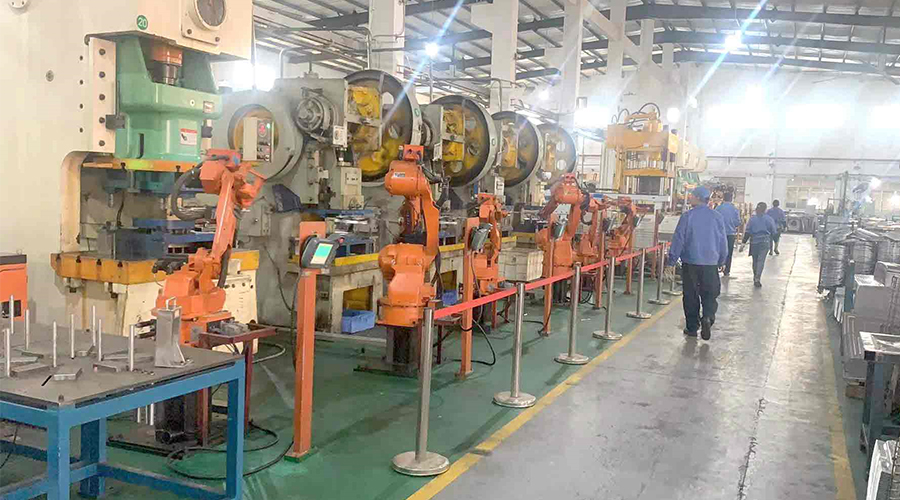 揭秘金環(huán)電器滾筒干衣機沖壓自動化生產(chǎn)是如何進行的？