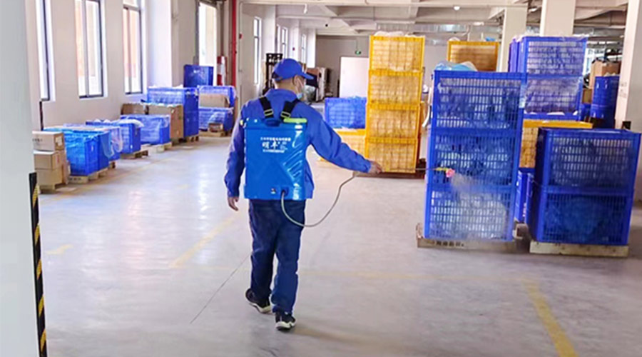 健康和安全放首位！金環(huán)電器全面開展工廠除菌工作