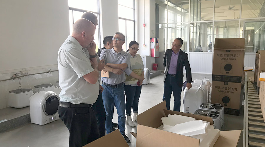 搶訂單 拼合同！金環(huán)電器積極推進(jìn)滾筒衣服烘干機(jī)訂單增長